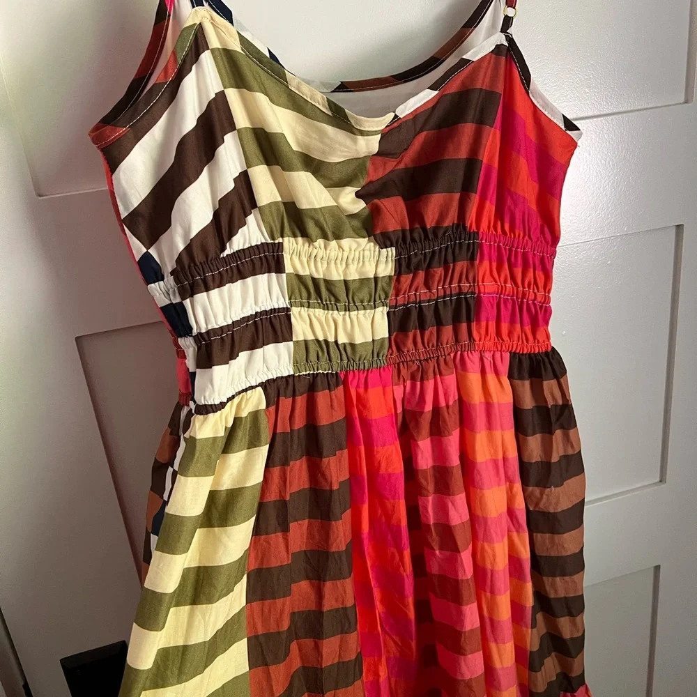 Hutch Multicolor Striped Maxi Dress M NWT - Picture 9 of 10